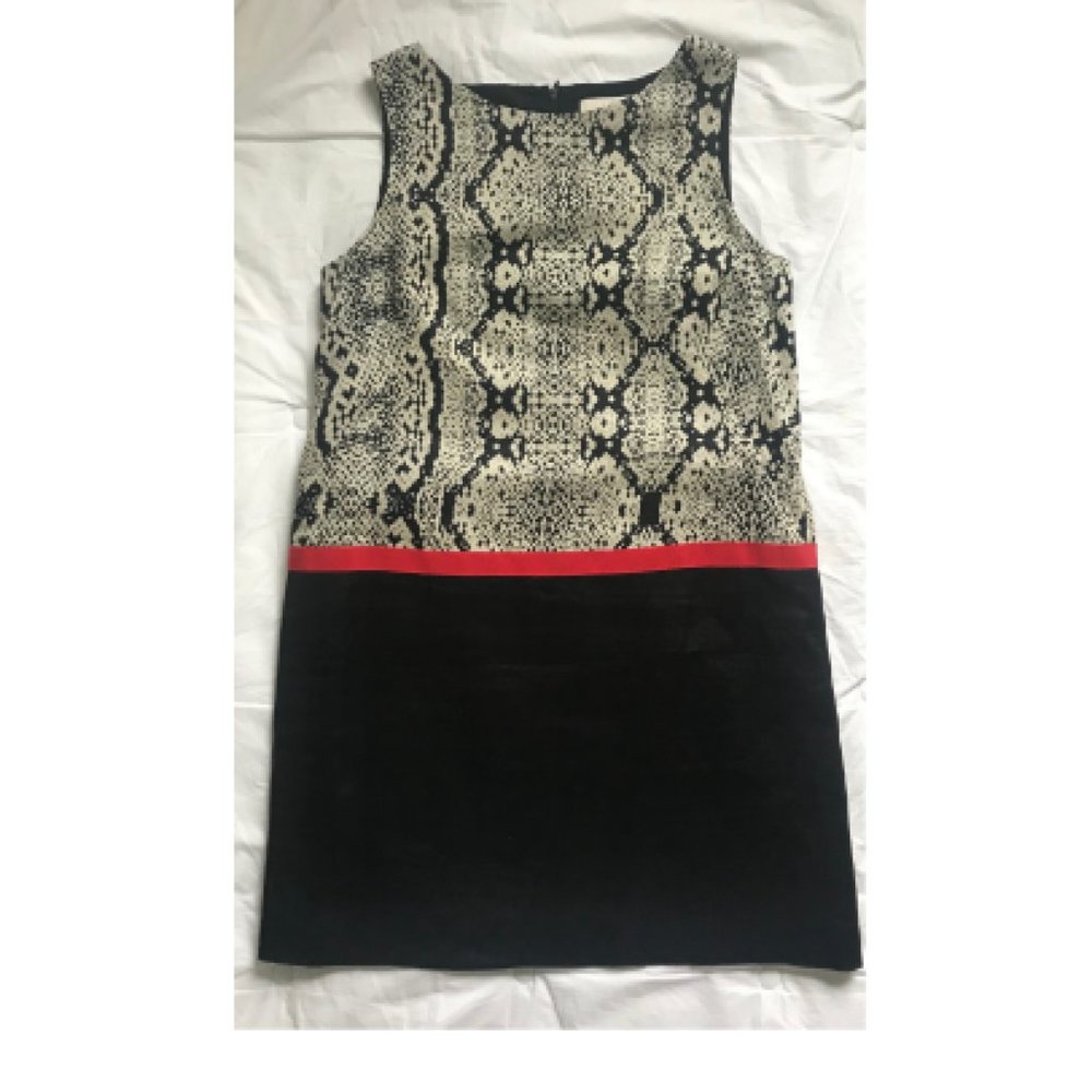 LOFT Snake Print Shift Dress